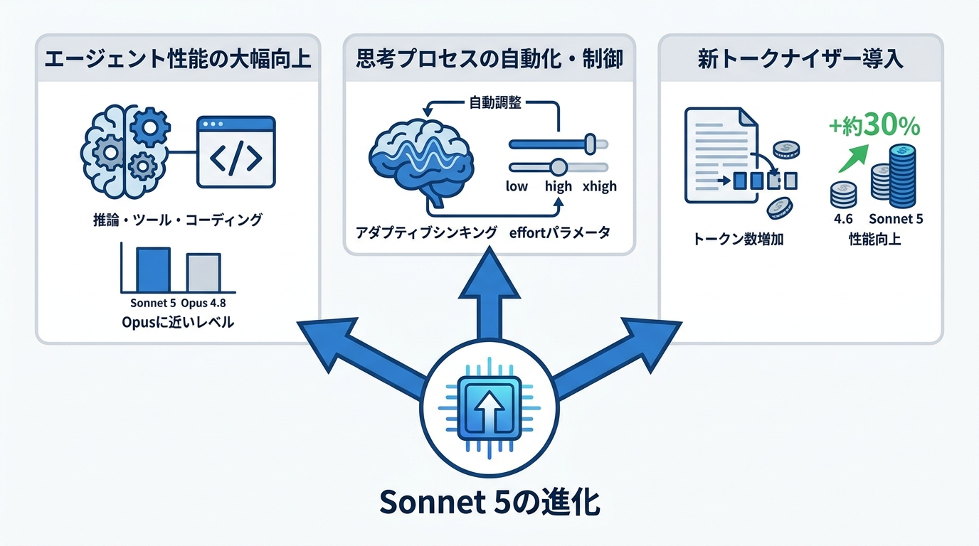Sonnet 4.6からの進化点