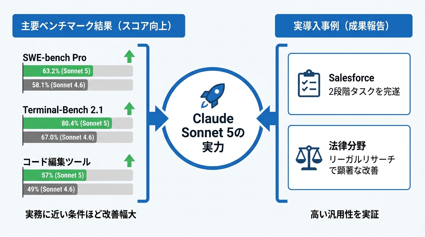 ベンチマークと実導入事例