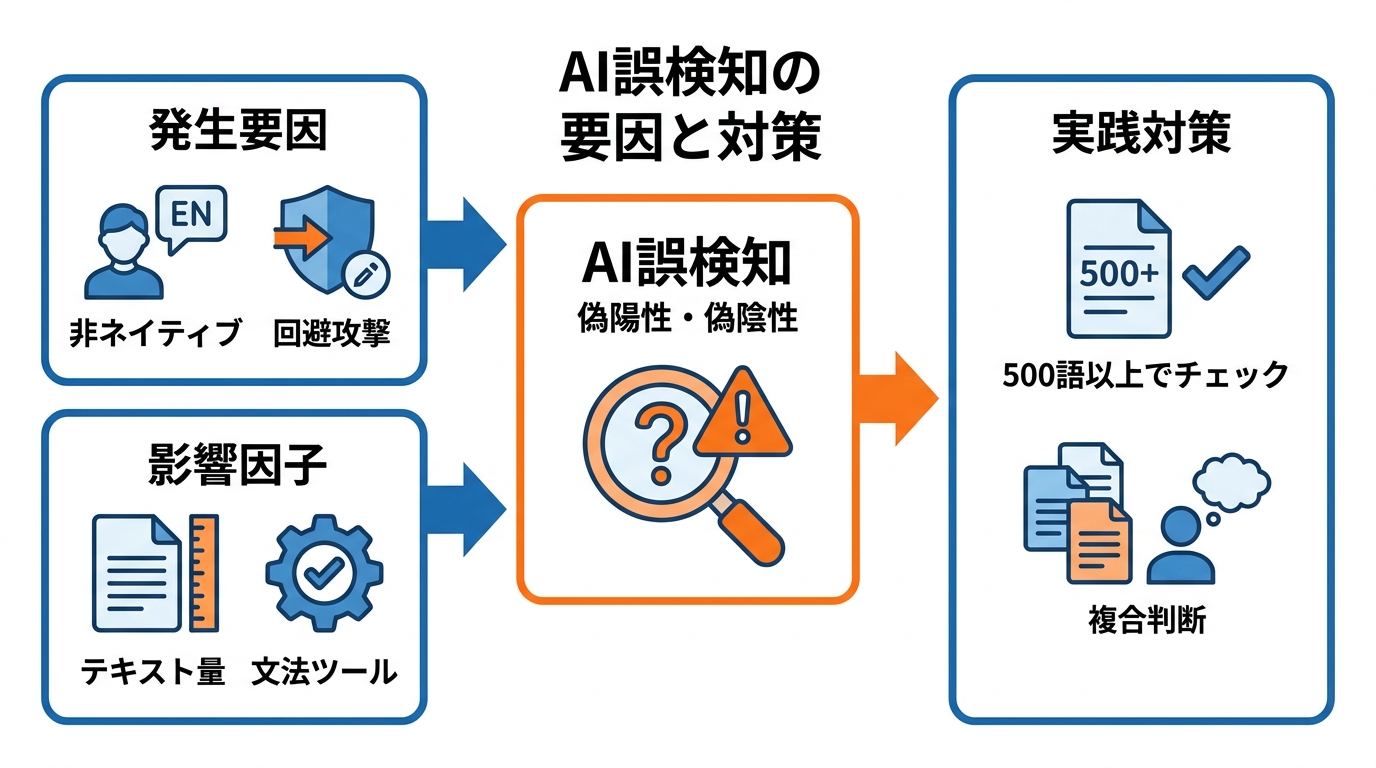 誤検知が起きる原因と対策