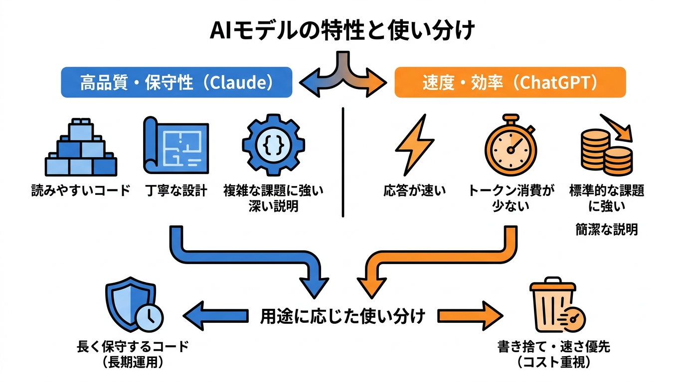 コード品質と処理速度の違い