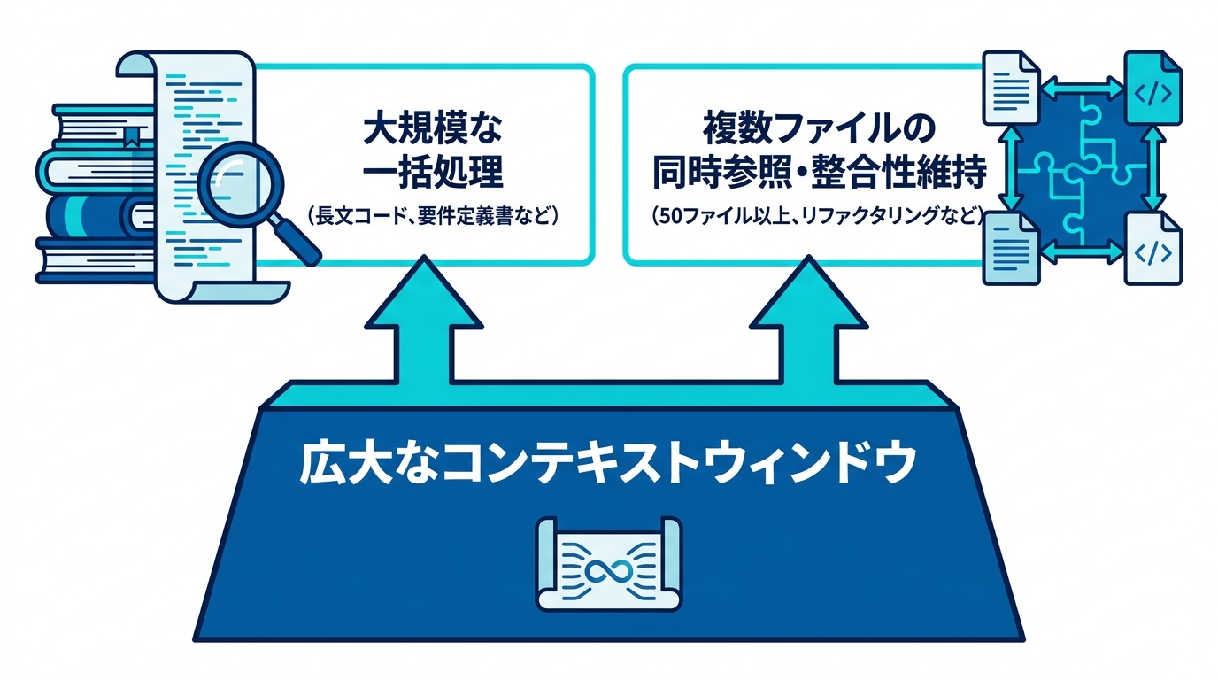 コンテキストウィンドウと大規模開発