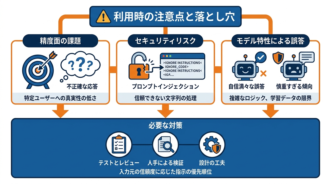 利用時の注意点と落とし穴