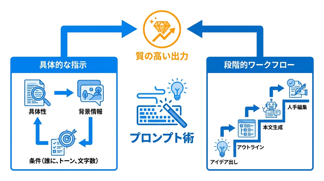 無料ツールで質を上げるプロンプト術