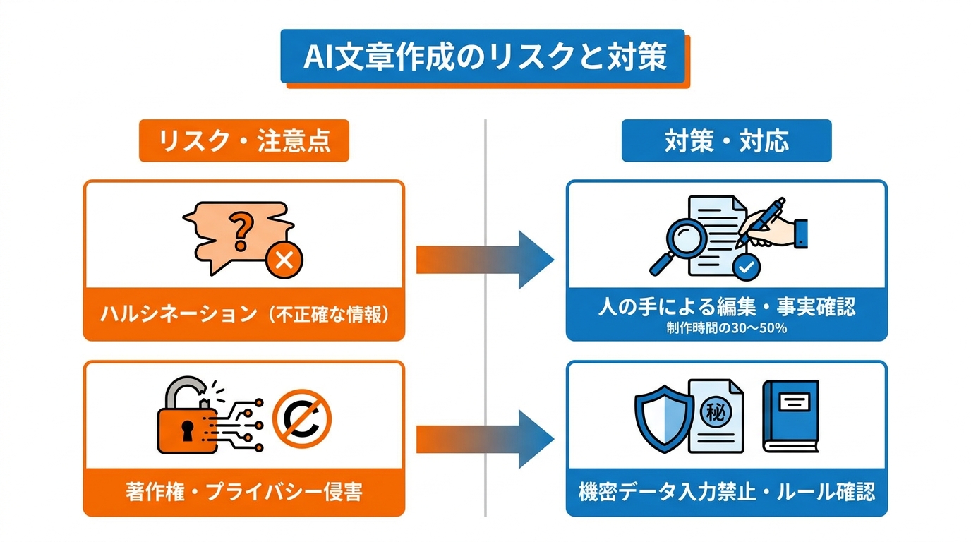無料AI文章作成の注意点と失敗例