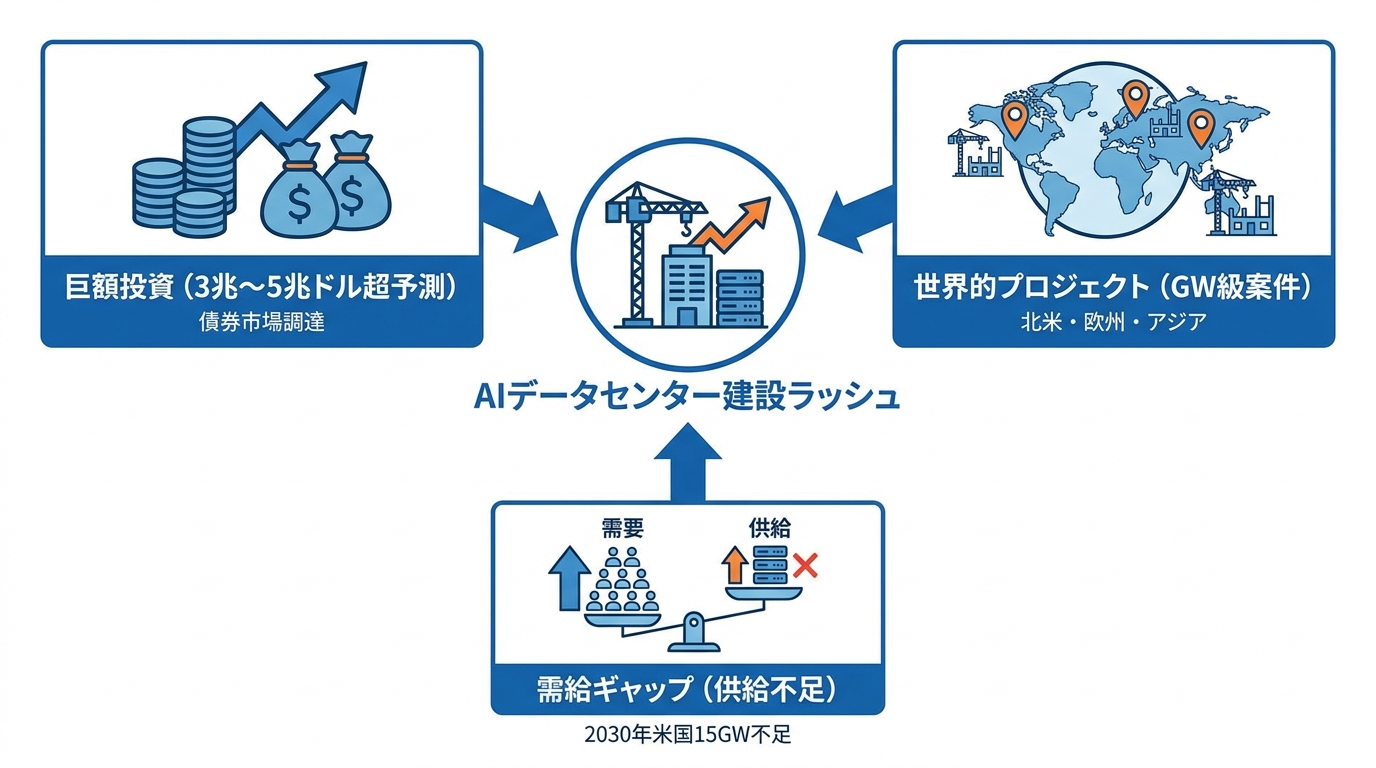 建設ラッシュの背景と市場規模