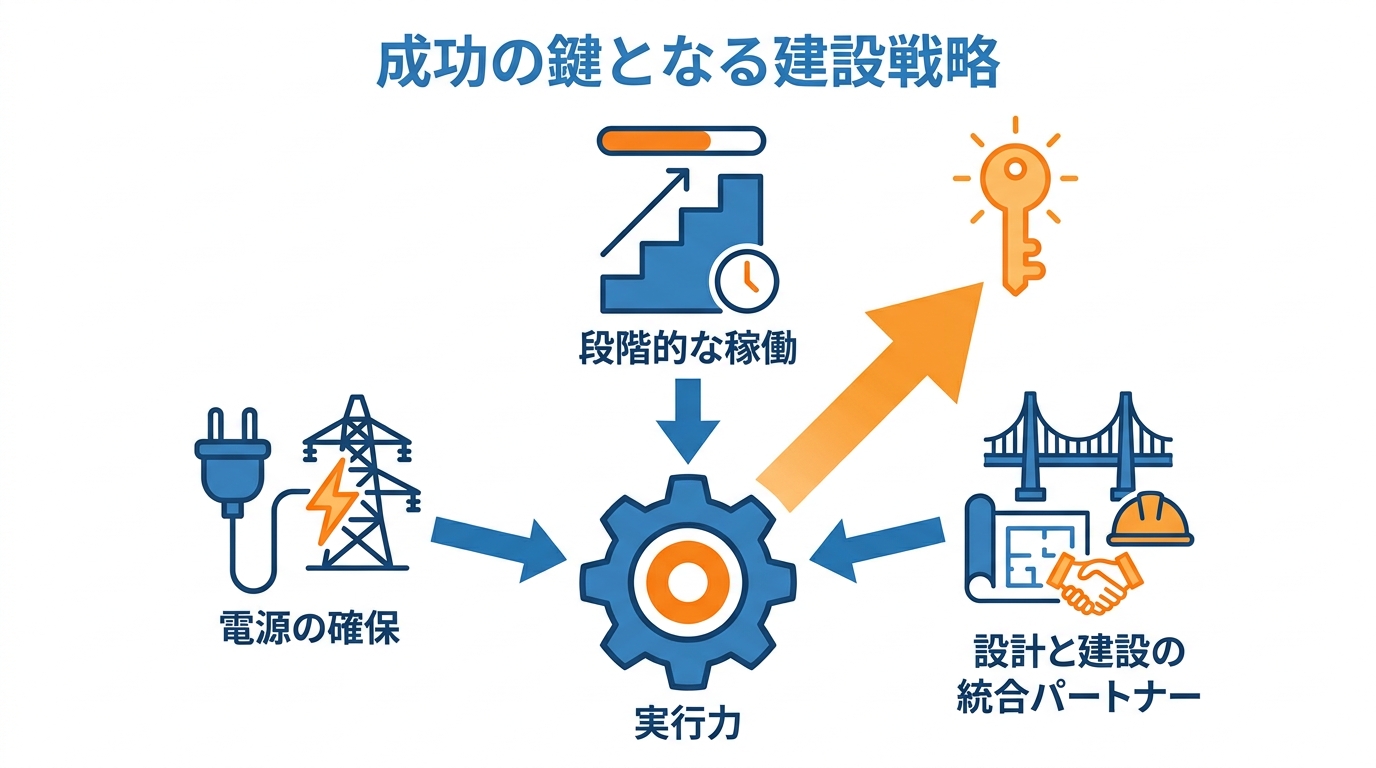 成功の鍵となる建設戦略