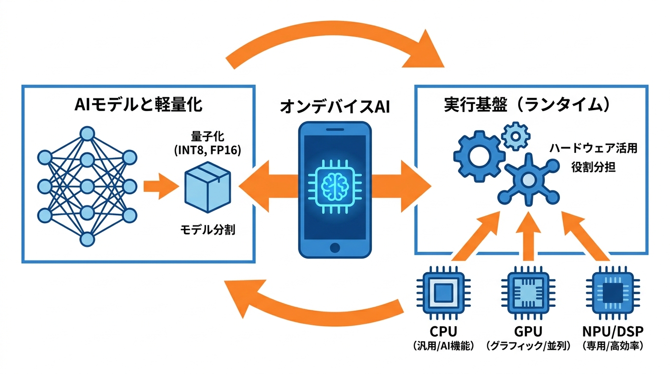オンデバイスAIの仕組みと処理の流れ