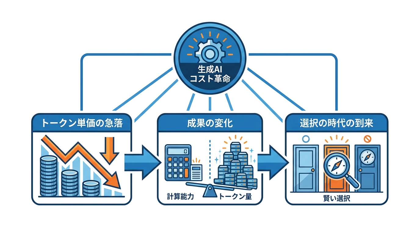 生成AIコスト革命の全体像