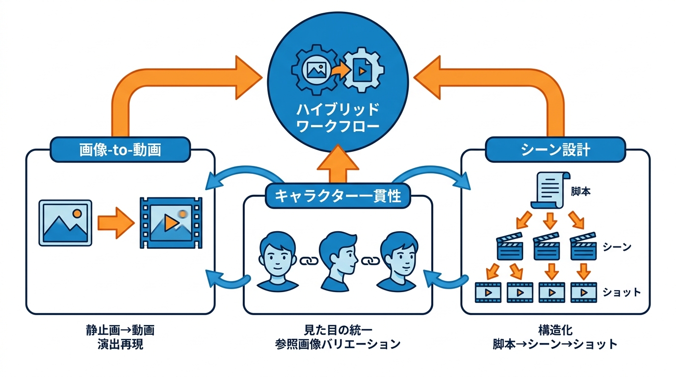 ハイブリッドワークフローの実践