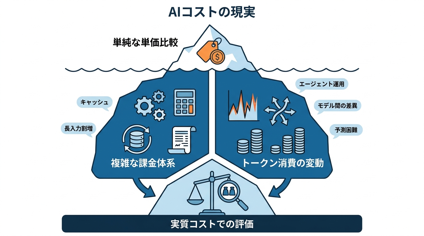コストとトークン効率の比較