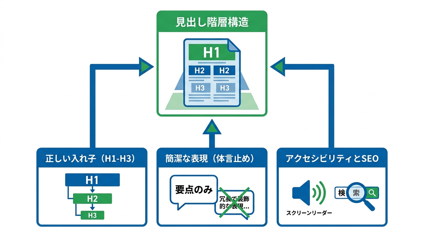 AIが評価する見出しの階層構造
