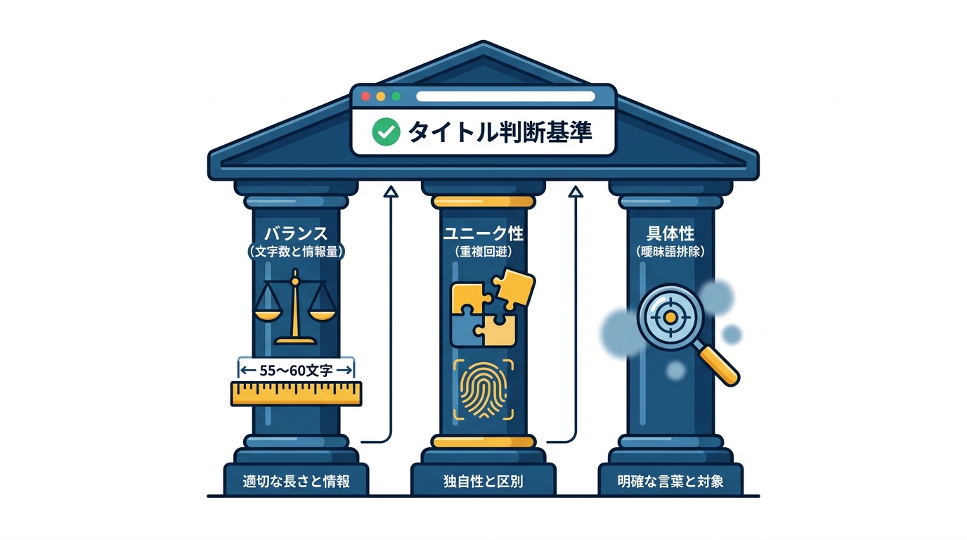 主語明示タイトルの判断基準