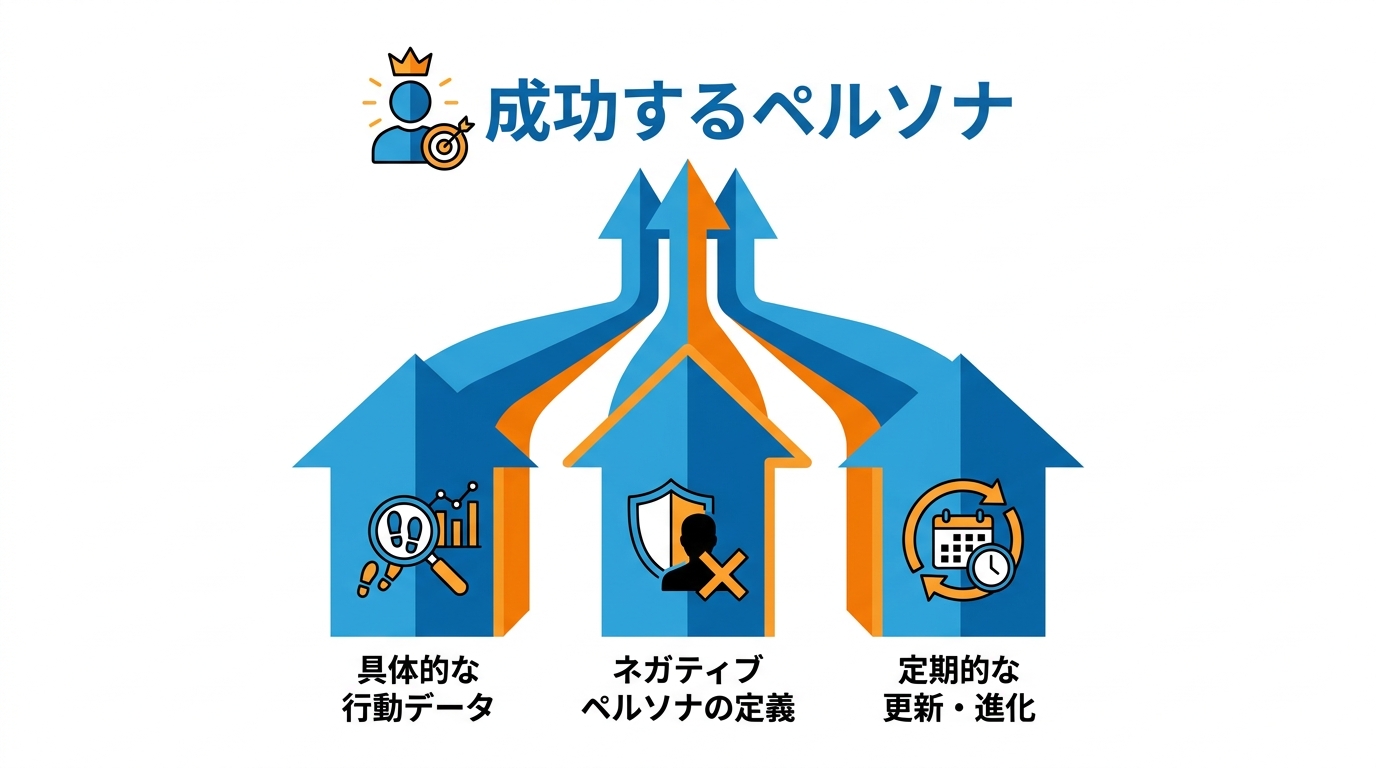 失敗するペルソナと成功するペルソナの分かれ道