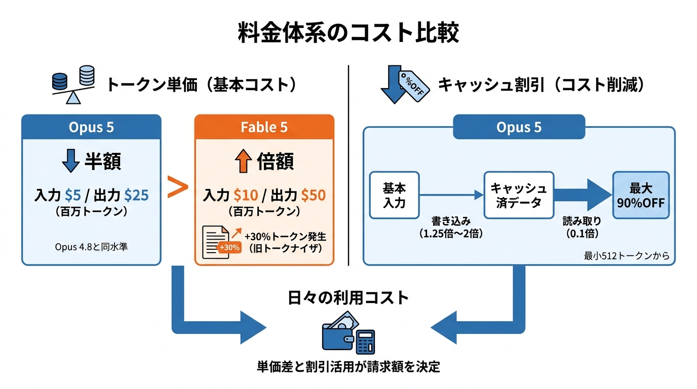 料金体系のコスト比較
