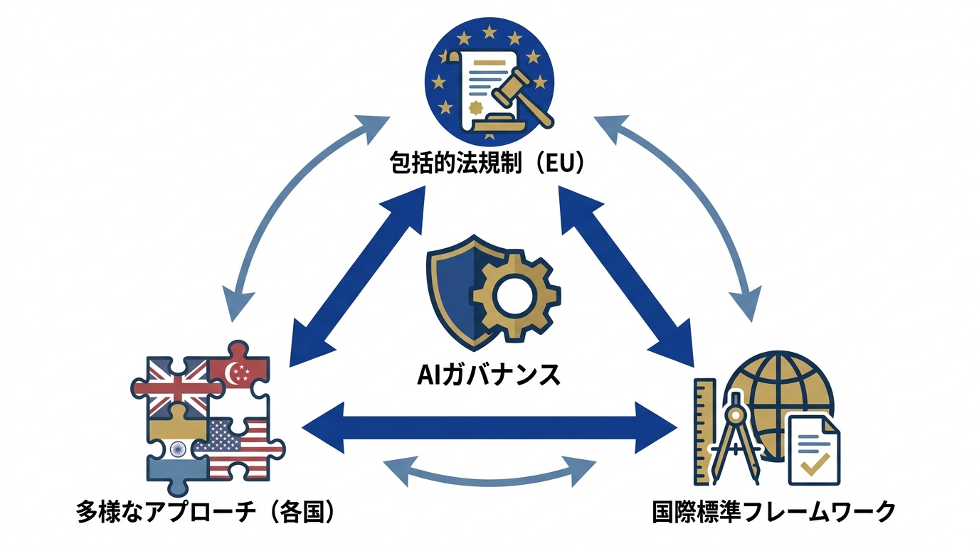 世界の規制とフレームワーク