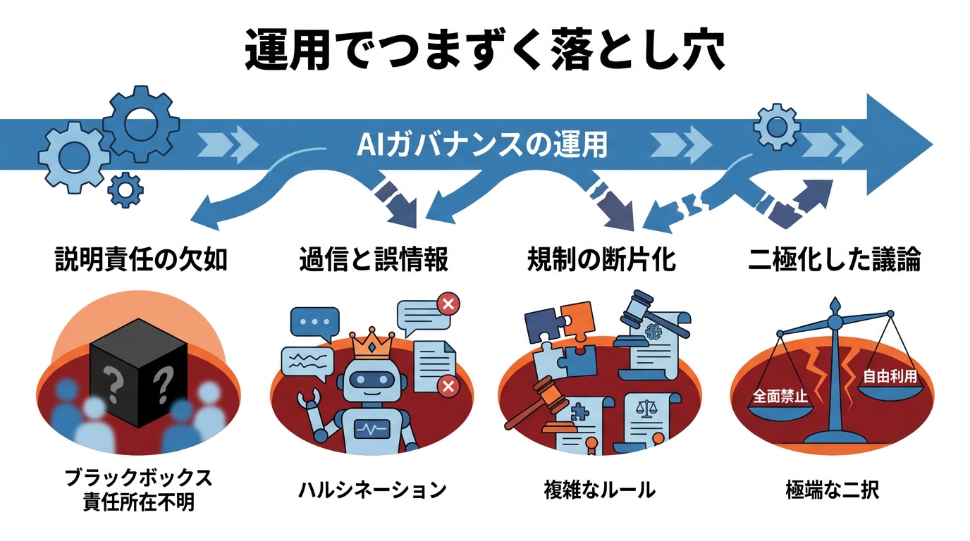 運用でつまずく落とし穴