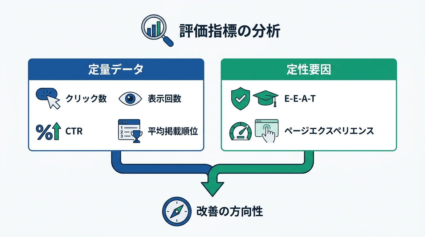分析で見るべき評価指標