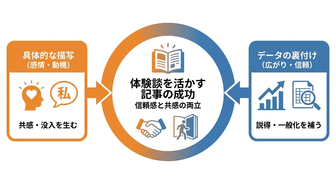 体験談を活かした記事の書き方