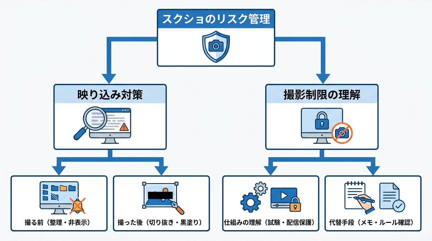 スクショ活用の注意点と失敗例