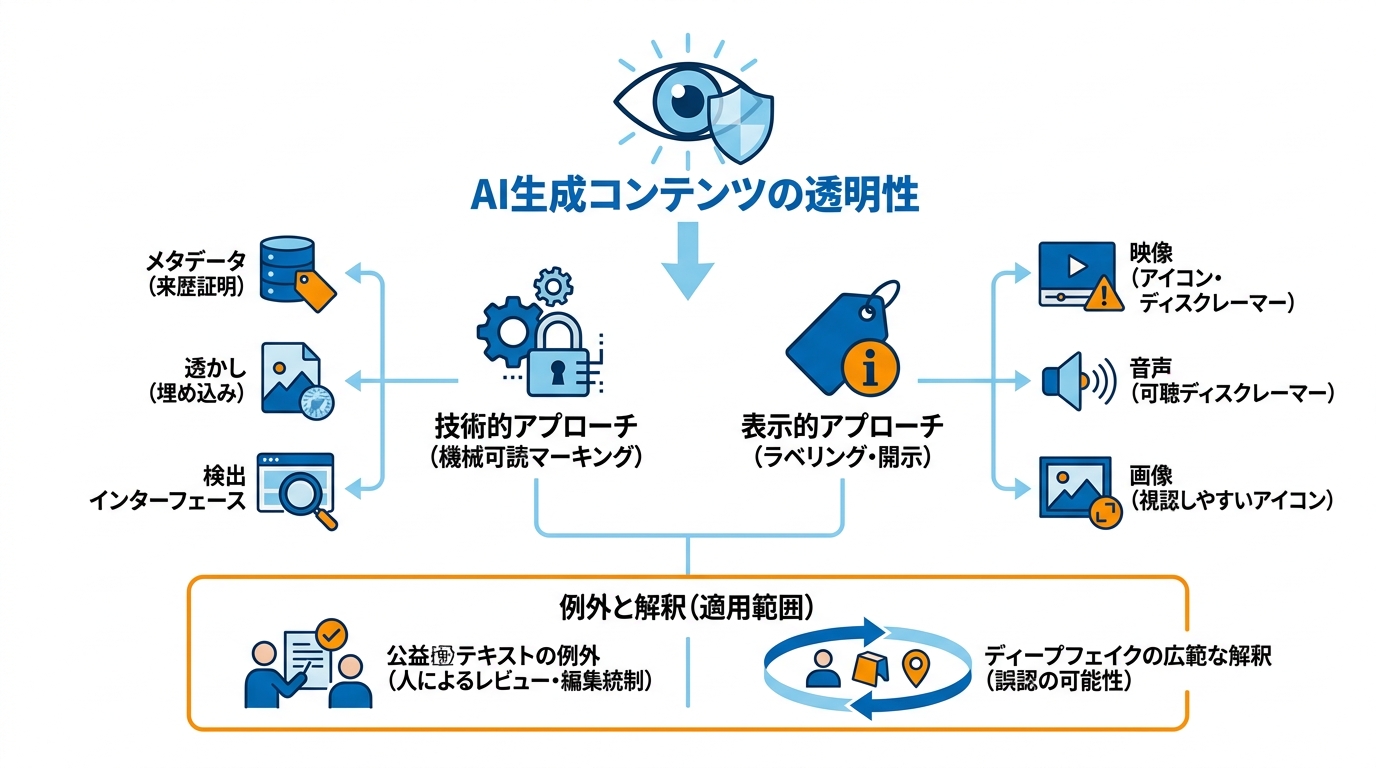 生成AI・ディープフェイクの開示ルール