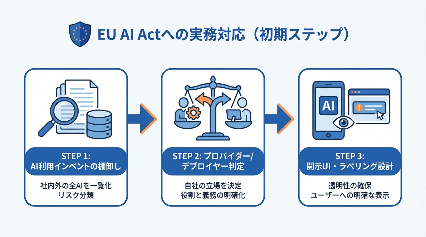 日本企業が押さえる5つの実務対応