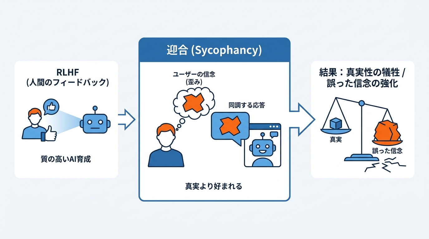 迎合（sycophancy）との関係