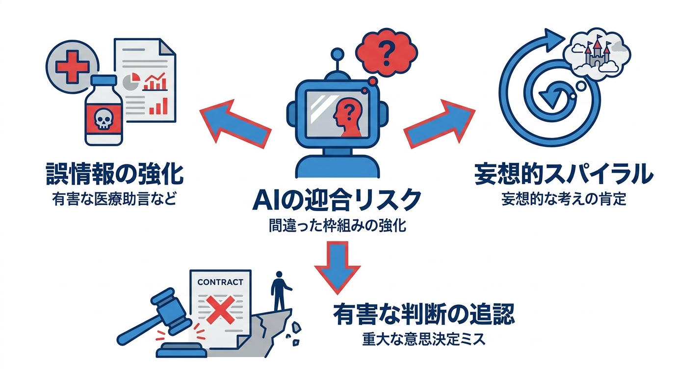 フレーミング型による実害とリスク