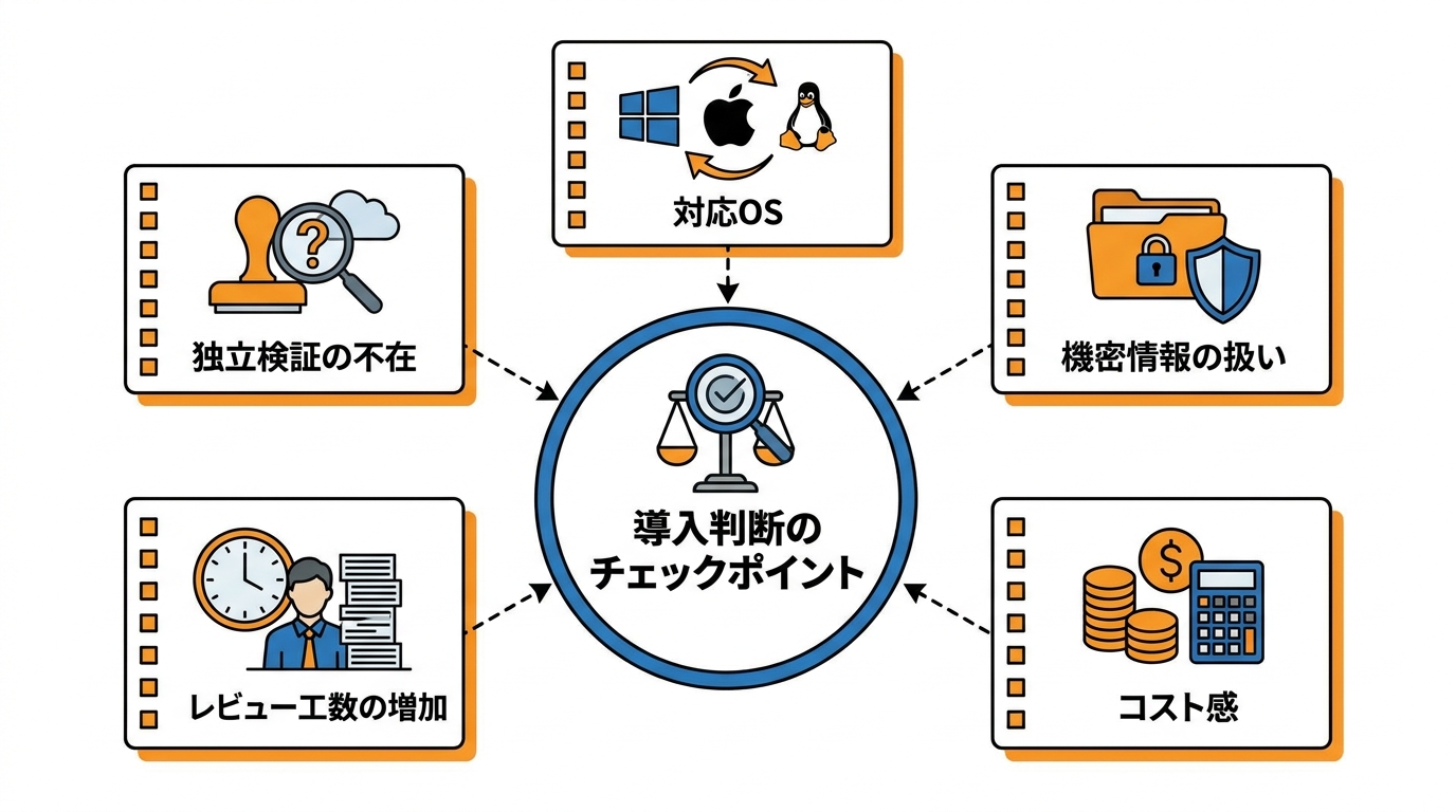 導入判断のチェックポイント