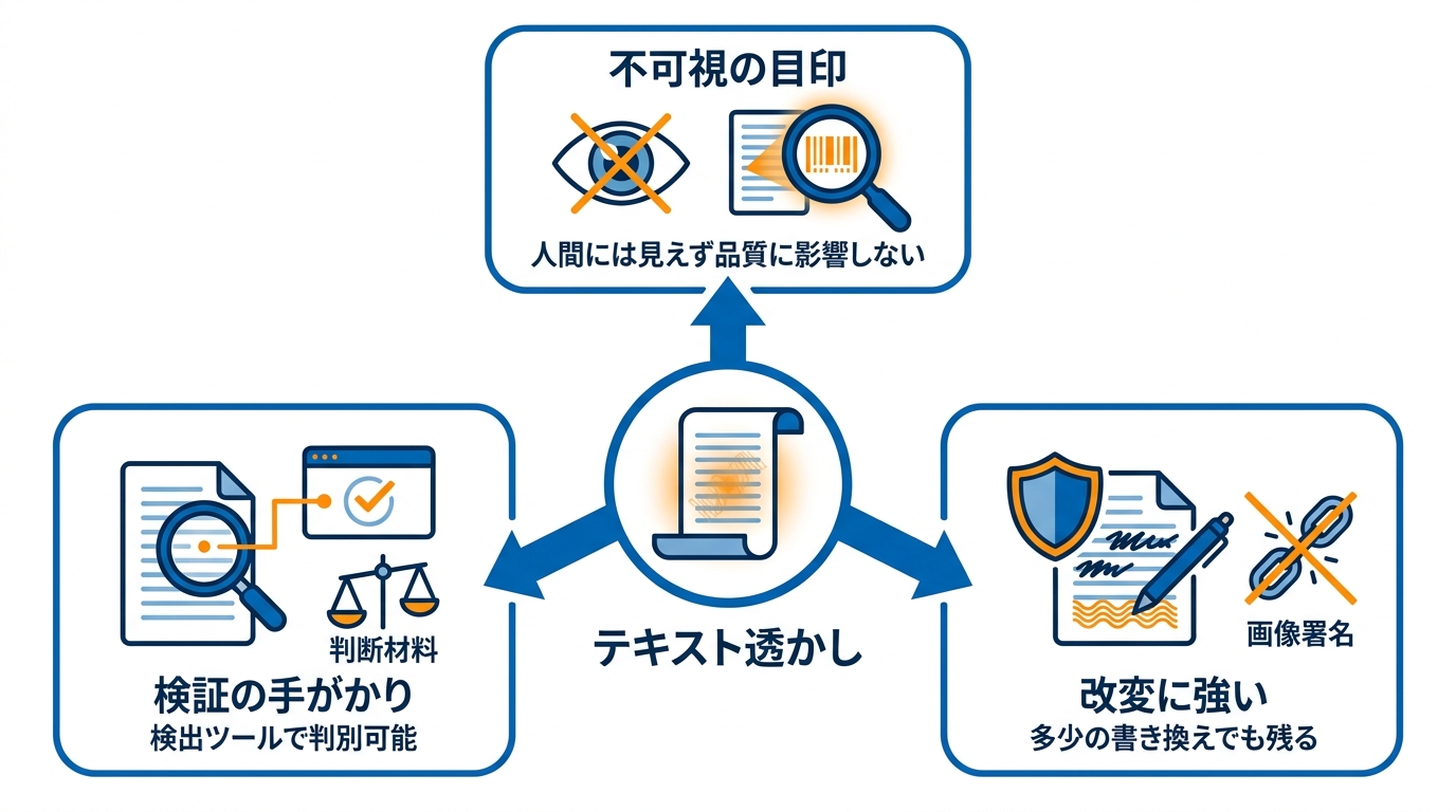 Anthropicのテキスト透かしとは