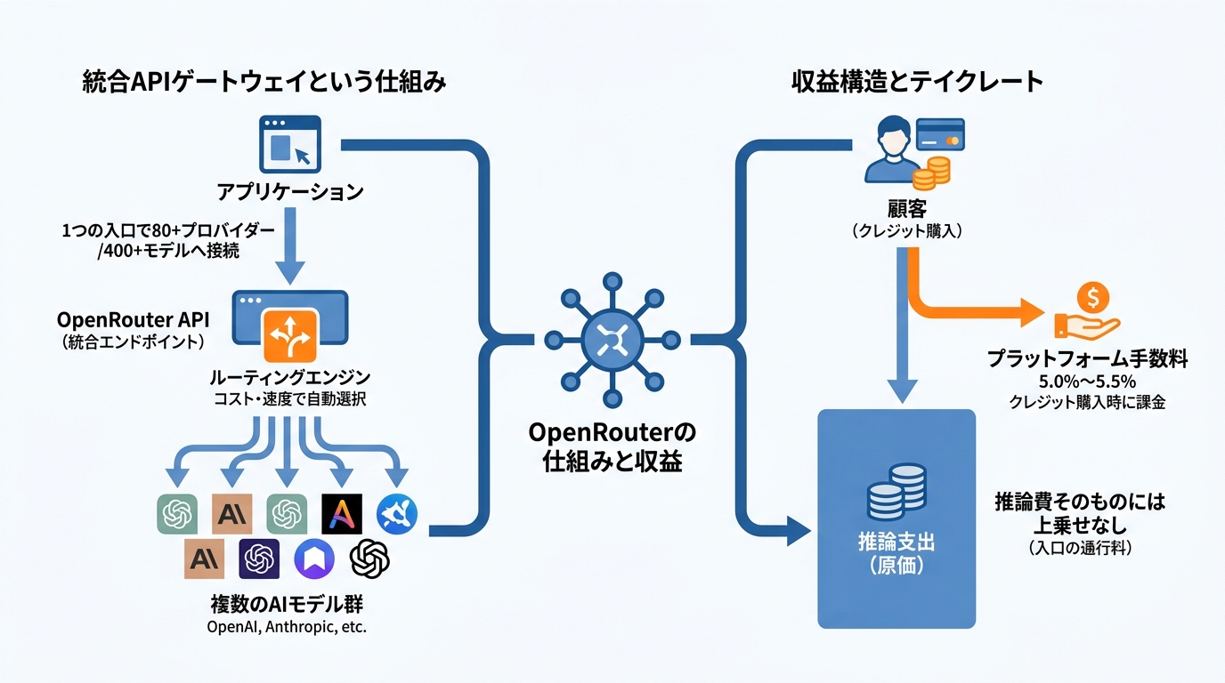 OpenRouterの正体とビジネスモデル