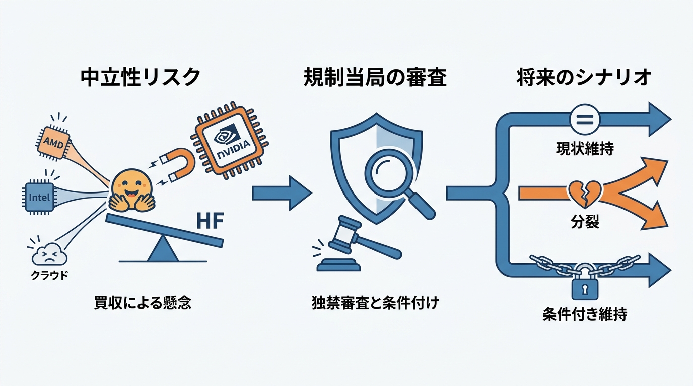 中立性リスクと規制の焦点