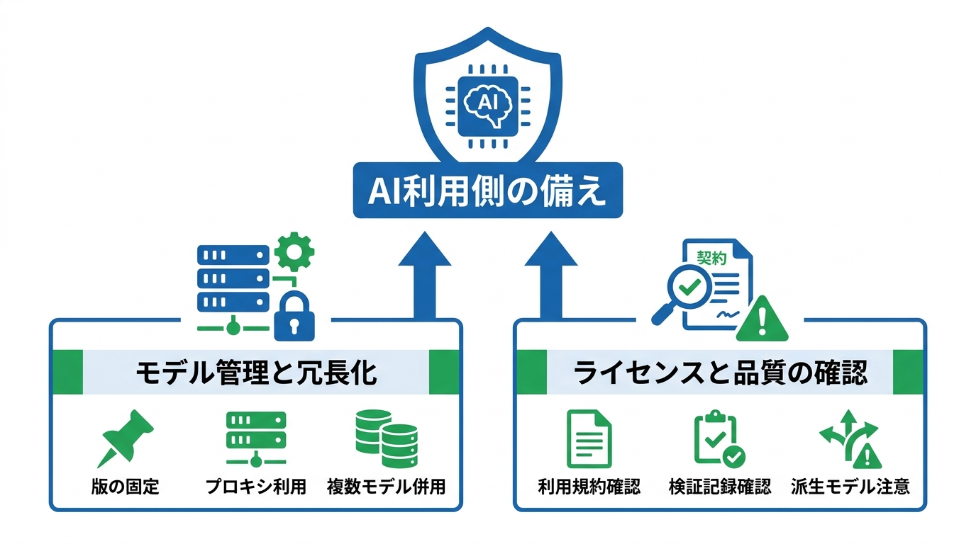 利用側が取るべき備え