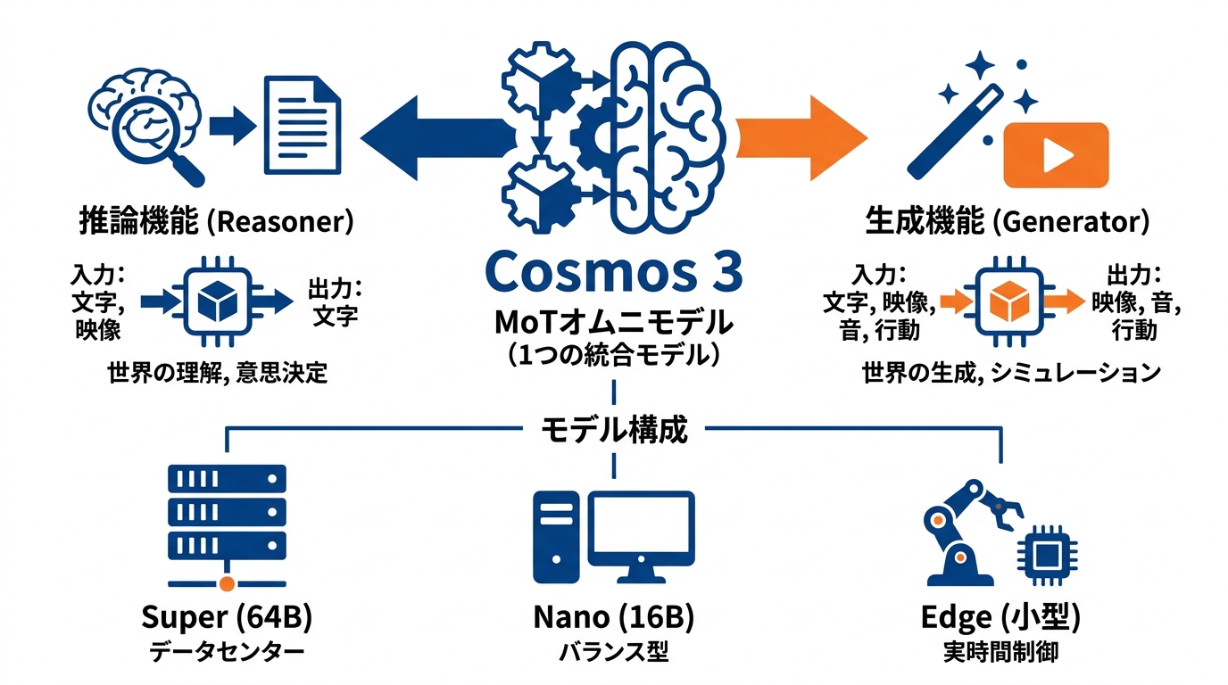 Cosmos 3の構造とモデル構成