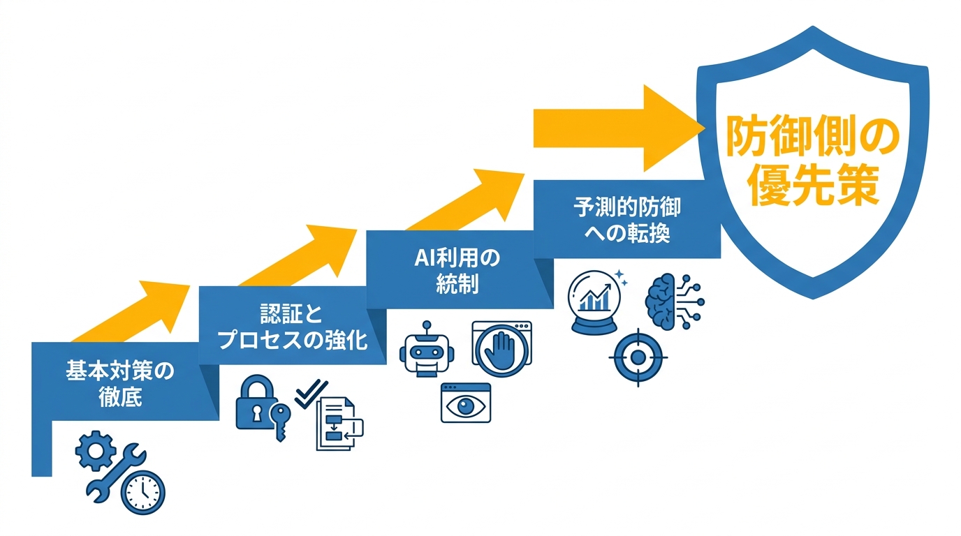 防御側が取るべき優先策