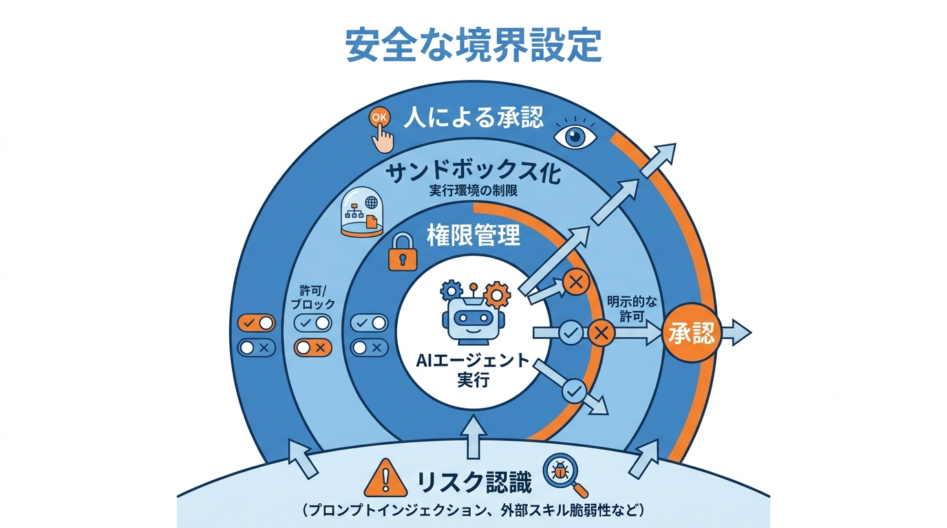 安全に任せるための境界設定