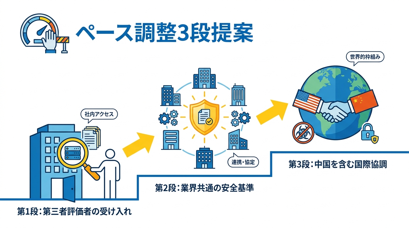 ペース調整3段提案の中身