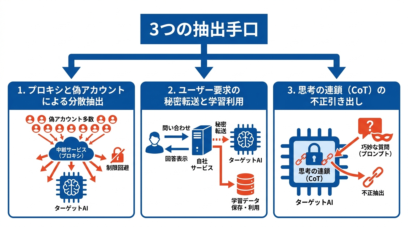 3つの抽出手口