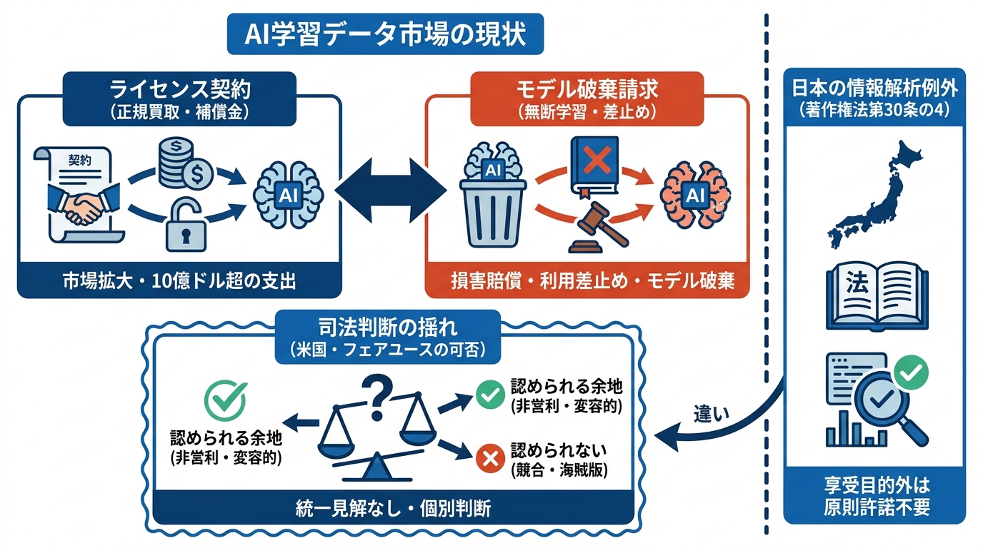 ライセンスと破棄が同時に走る現実