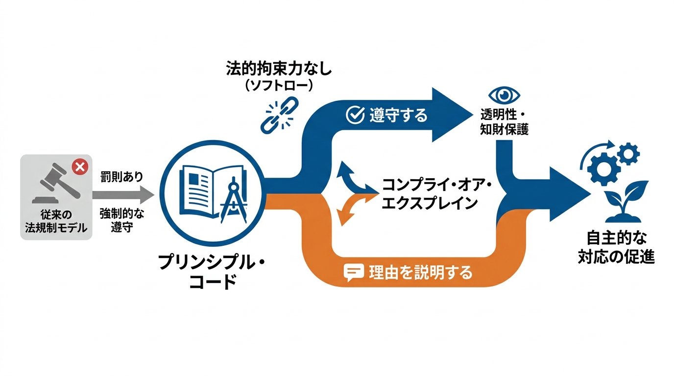 罰則を置かない指針という選択