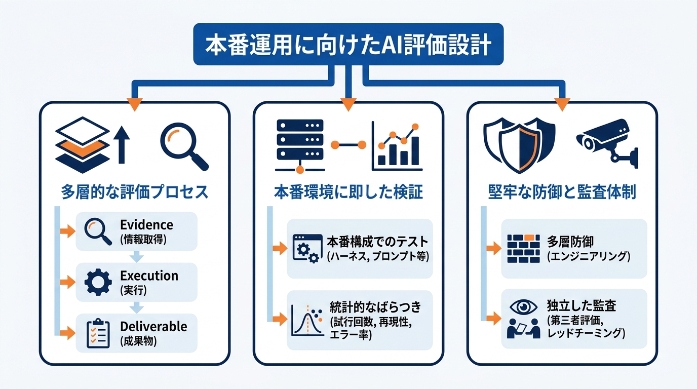 本番で見抜く評価設計の視点