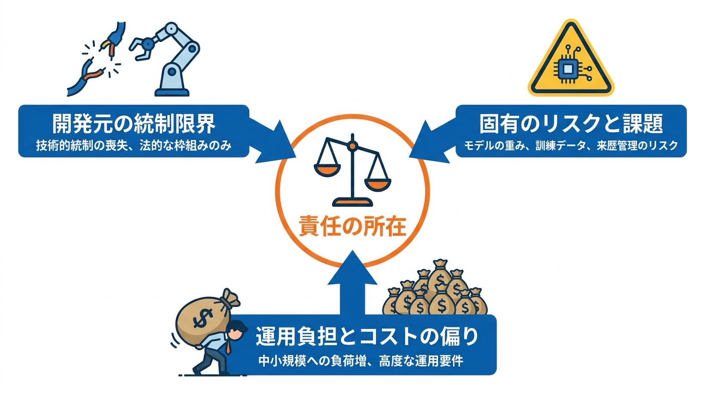 オープンウェイトと責任の所在