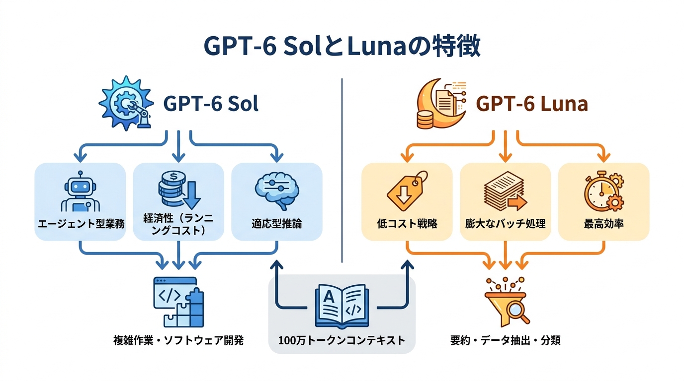 GPT-6 SolとLunaの特徴