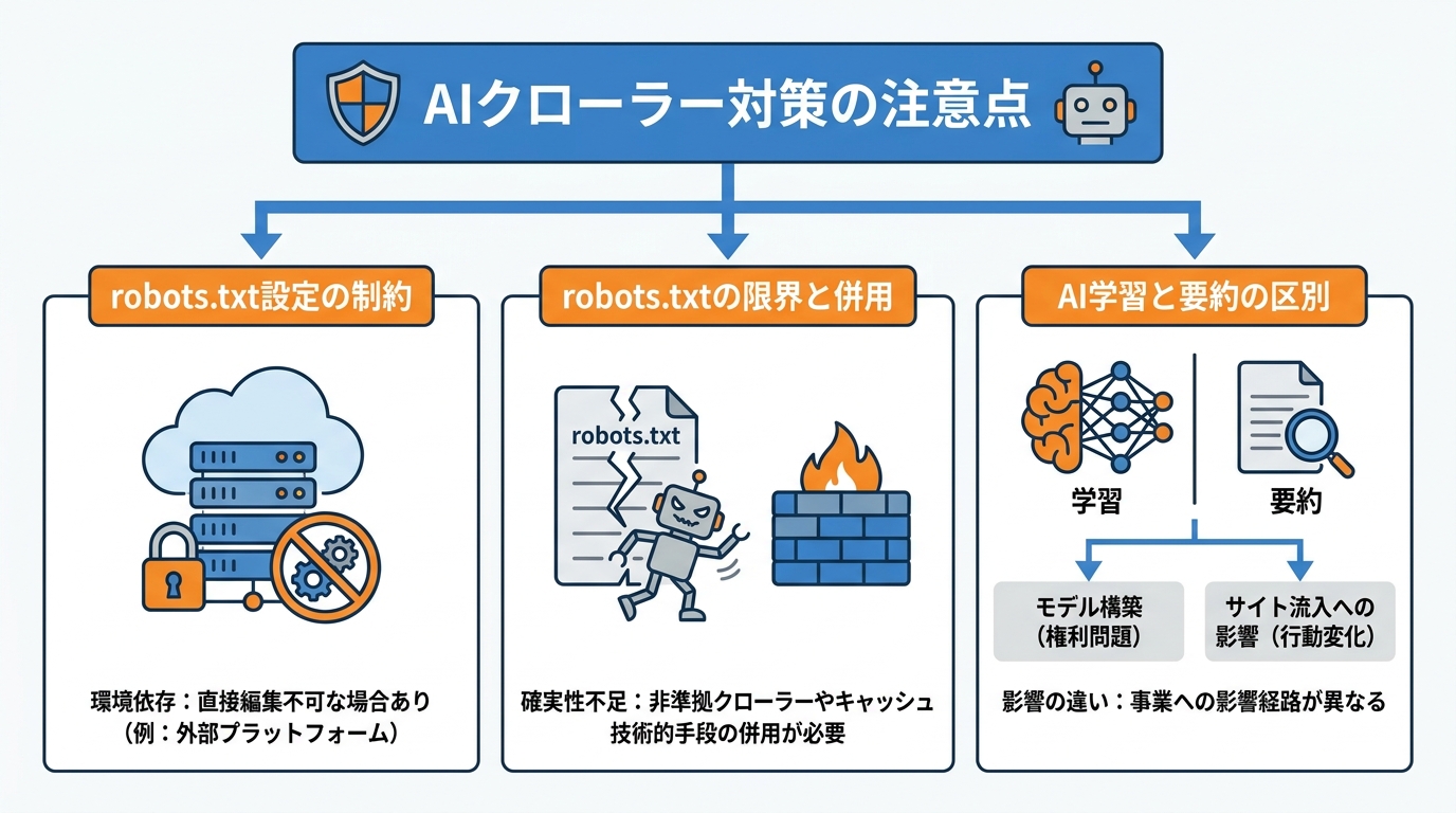 書き手が押さえる注意点