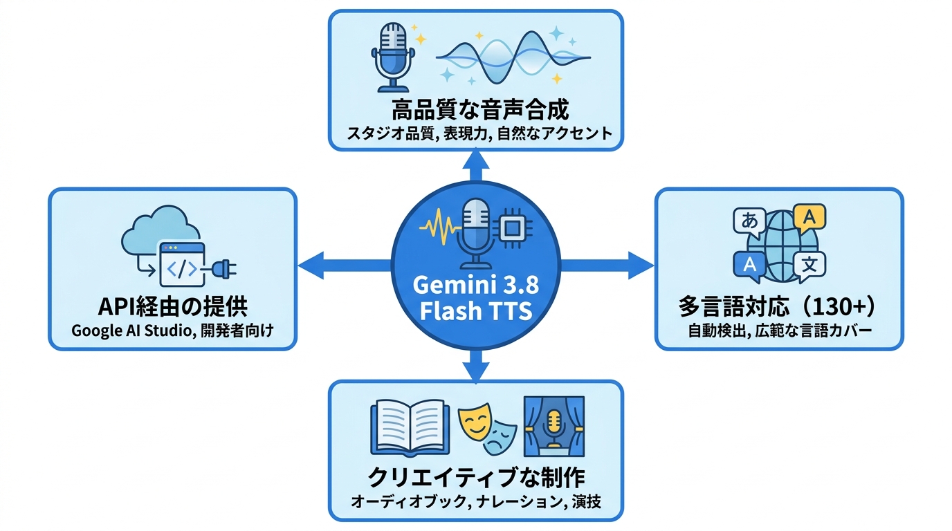 Gemini 3.8 Flash TTSの全体像