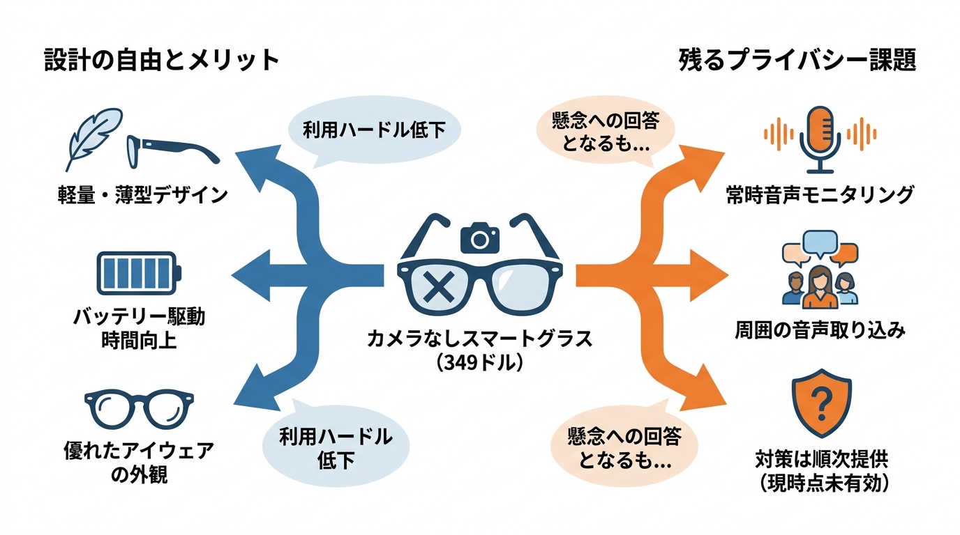 カメラなし349ドルが示す転換