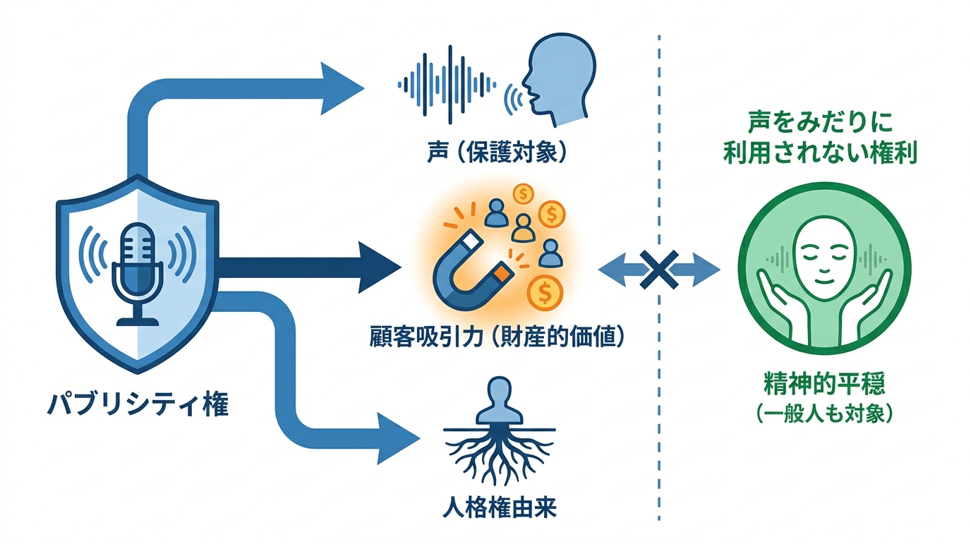 パブリシティ権と声の基礎