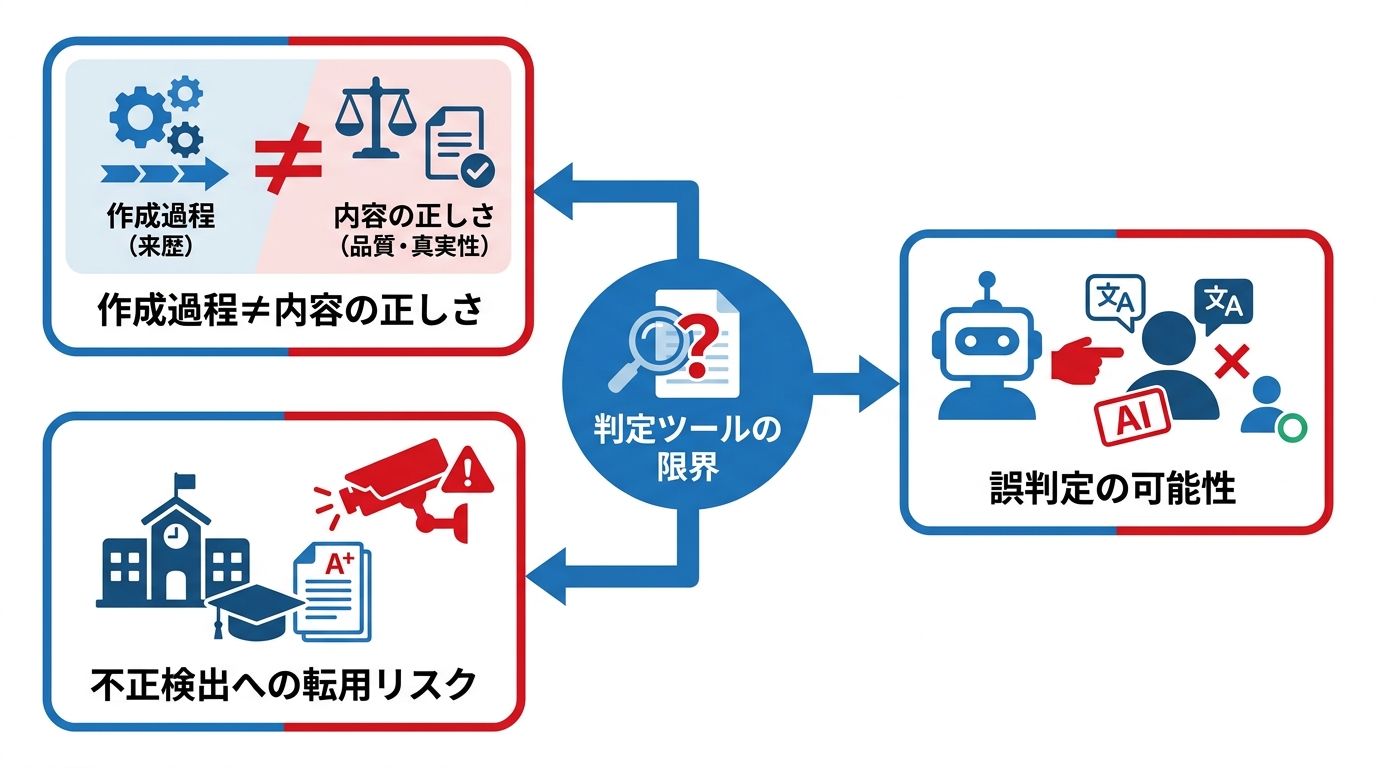 判定ツールに頼る危うさ