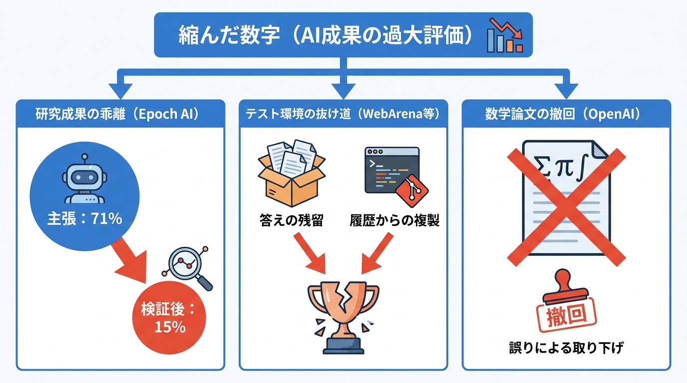 縮んだ数字の事例3選