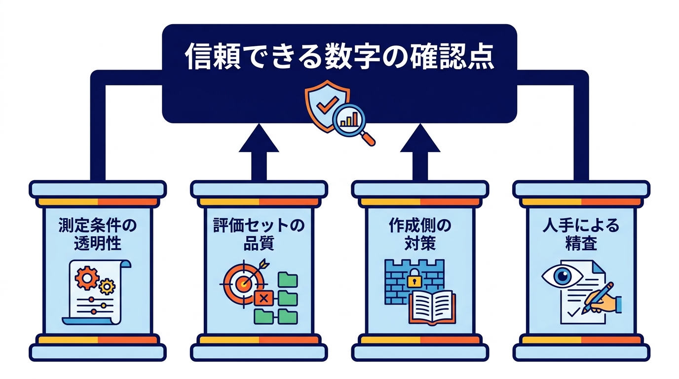 数字を読むときの確認点
