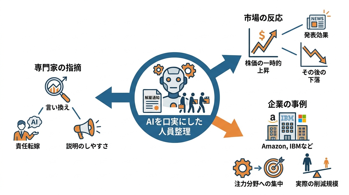 AIが理由として語られる背景